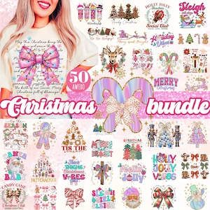 50 Elegante Weihnachten Png Bundle, Kokette Weihnachten Png, Lehrer Weihnachten Png, Weihnachtsbaum Png, Fröhliche und Helle Png, Nussknacker Png Fil