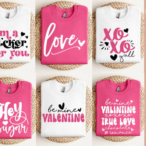 Paquete Boho Valentine Svg PNG, Sé mío Valentine Vibes Svg, Soy un tonto por ti Svg, Svg, XOXO YALL Svg, No hoy Cupido Svg, Archivo Png