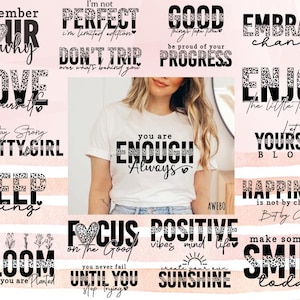 22 Boho Leopard Inspirierende SVG Png Bundle | Positive tägliche Affirmationen Zitate | Freundlichkeitszeichen | Boho motivierend svg | Shirt svg