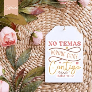 Beautiful Spanish Christian Digital Stickers SVG PNG EPS. Spanish Printable Stickers of Bible Verses with Flowers for Notebooks, Tumblers, Laptops and more.