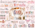 Boho Elegant Christian Svg Png Bundle, Bible Verse svg, Scripture svg, Sleeve Shirt Design Svg, God Jesus Svg, Psalm Svg, Love Faith Svg Png