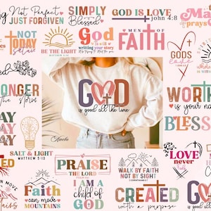 Boho elegante christelijke Svg Png bundel, bijbelvers svg, schrift svg, Sleeve Shirt Design Svg, God Jezus Svg, psalm Svg, Love Faith Svg Png