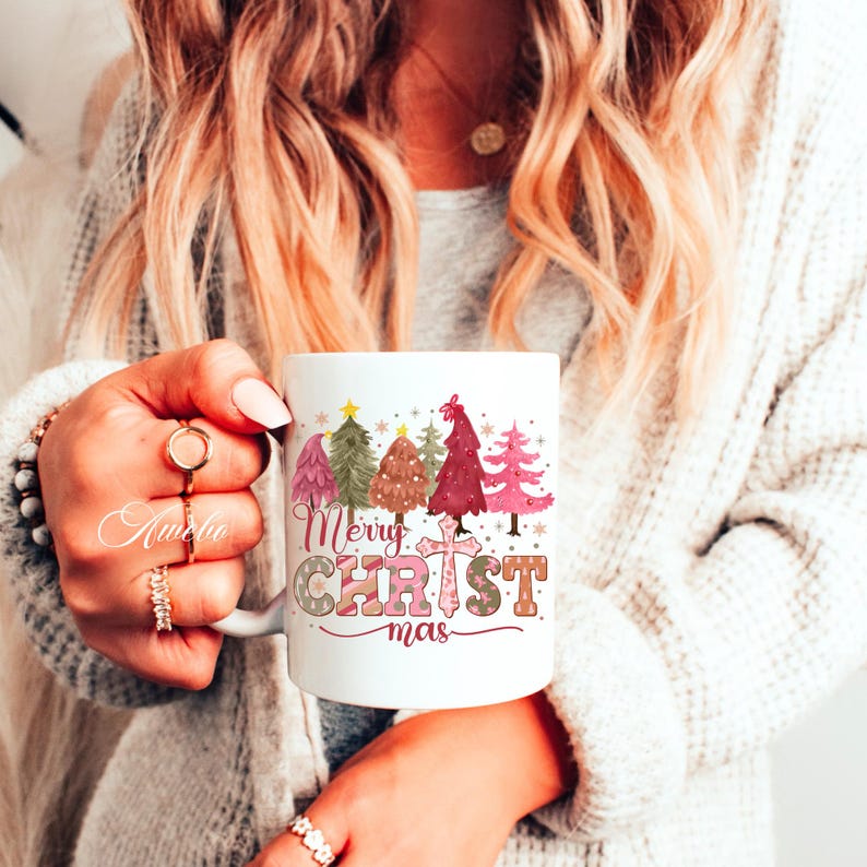 Merry Christmas Png, Coquette Christmas Png, Christ Png, Holly Night