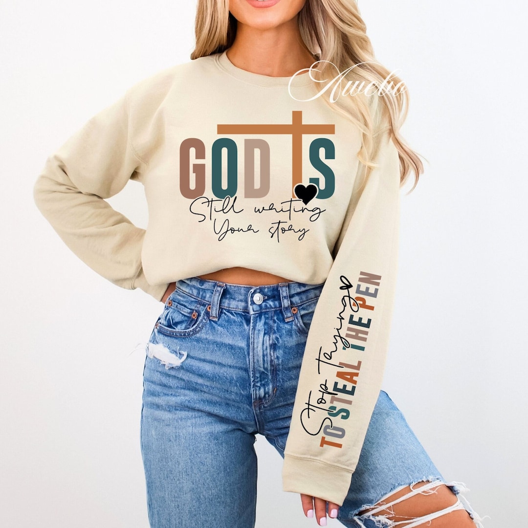 God is Still Writing Your Story Png Svg, Boho Christian Svg, Sleeve ...