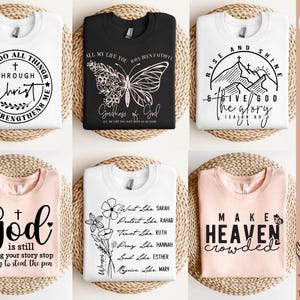Boho christliches SVG PNG Bündel | Religiöses svg bündel l Glaube Zitate SVG | Bibel Vers Shirt svg | Psalm Zeichen | Jesus Herz | Schrift svg