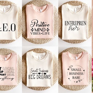 Lot de 25 svg entrepreneur bohème, svg entrepreneuriat, svg PDG, mentalité d'entrepreneur svg, svg propriétaire de petite entreprise, svg chemise motivante