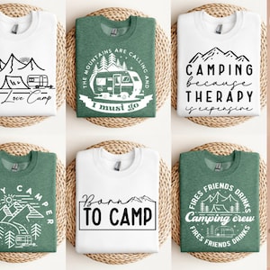 Pacote Boho Camping Svg PNG, Camping Svg, Vida no Acampamento Svg, Placa de Acampamento Svg, Verão Svg, Aventura Svg, Fogueira Svg, Sublimação
