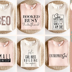 12 EntrepreneurSvpng-Bundle für Kleinunternehmer, Ceo-Svg-Datei Cricut, Boho-Motivationszitate, Unternehmertum-Digital-Designs