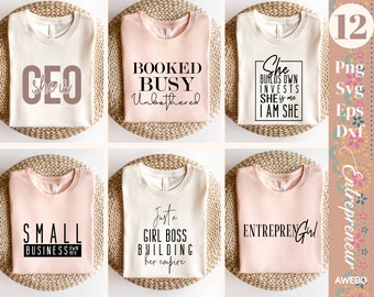 Entrepreneur svg Bundle | Entrepreneurship svg | CEO svg | Entrepreneurship svg | Small Business owner svg | Inspirational t-shirt svg