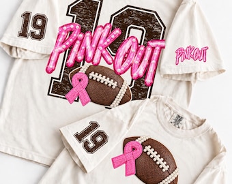 Breast Cancer Football PNG, Pink Ribbon Football PNG, Pearl Football PNG, October Awareness Shirt Design, Digital Download