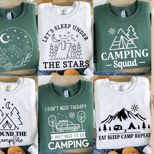 Boho Camping Svg Png Bundle, Camping Svg, Camp Life Svg, Camping Sign Svg, Summer Svg, Adventure Svg, Campfire Svg, Sublimation