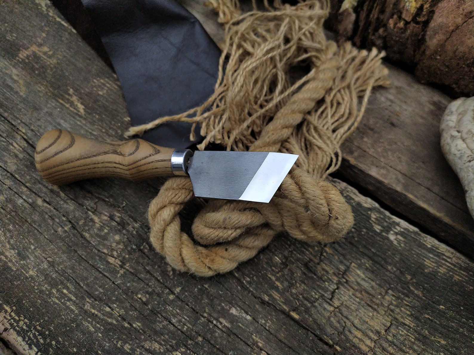 Leather Skiving Knife Hand Made Knife for Leather Etsy