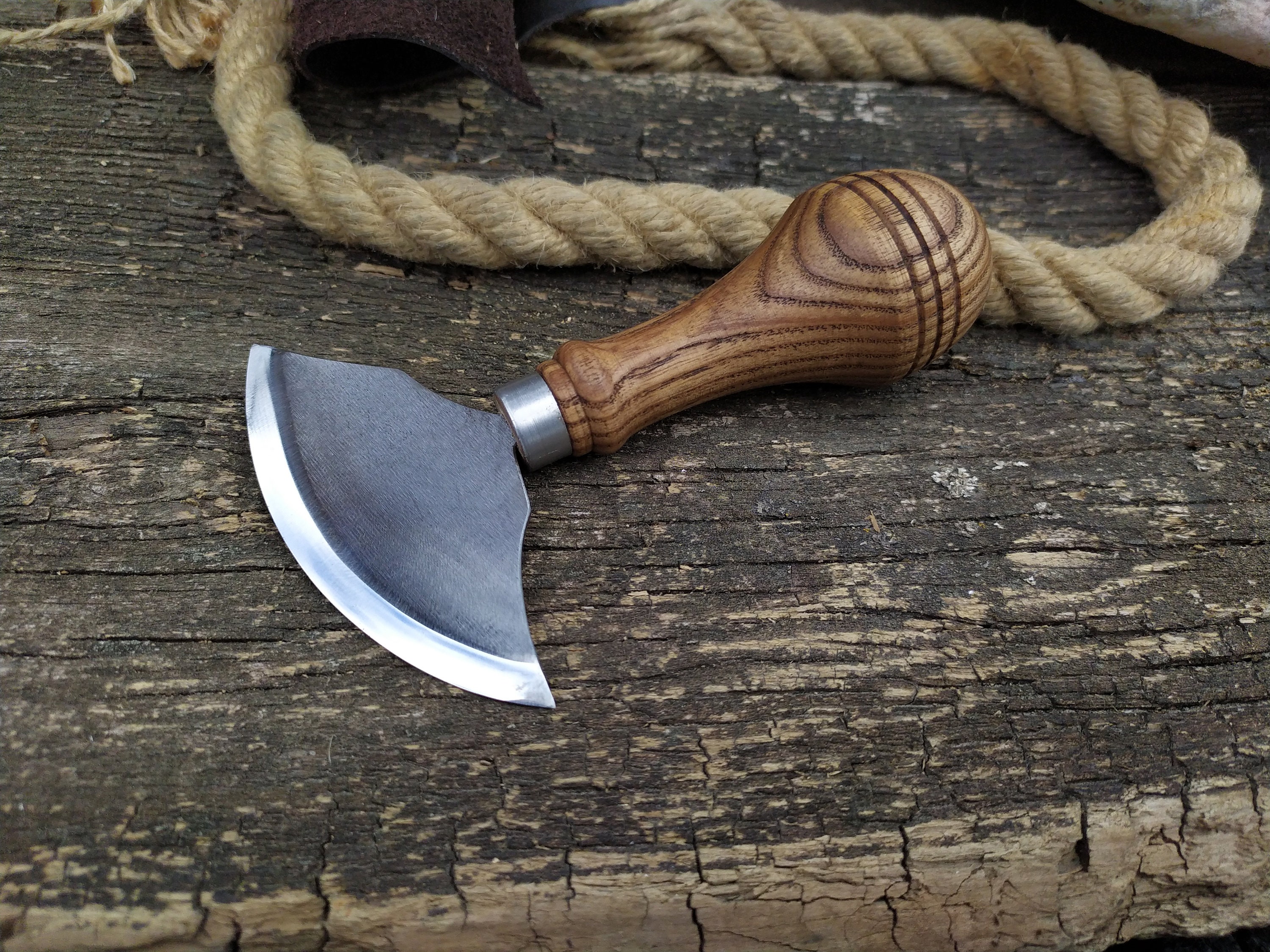 Skiving Knife Small Head Round Knife Leather Round Etsy