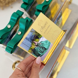 Aangepaste gouden fotolijst quinceañera, gepersonaliseerd cadeau, gunst quinceañera, feestcadeau Sweet 16, gunst Sweet 16, gunst snoepje 15, Mis Quince