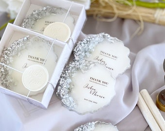 Silver Save The Date Magnet, Wedding Favor, Wedding Magnet, Elegant Wedding Gift For Guest, Thank You Favor, Custom Bridal Shower Favors,