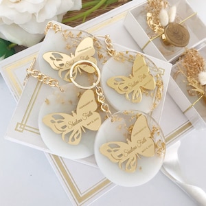 Butterfly top keychain bulk