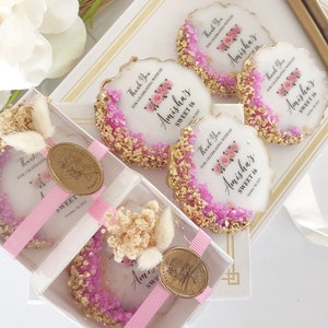 Roze goud Quinceanera gunsten, Sweet 16 gunsten, Mis kweepeer gepersonaliseerd cadeau, Quinceanera geschenk, Sweet 15 gunsten, epoxy kunst magneet, Mis XV