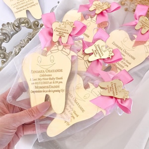 First Tooth Favor, Fairy Party Favors, Tooth Decoration, First Tooth Party Decoration Magnet, Tooth Fairy Gifts for Guests