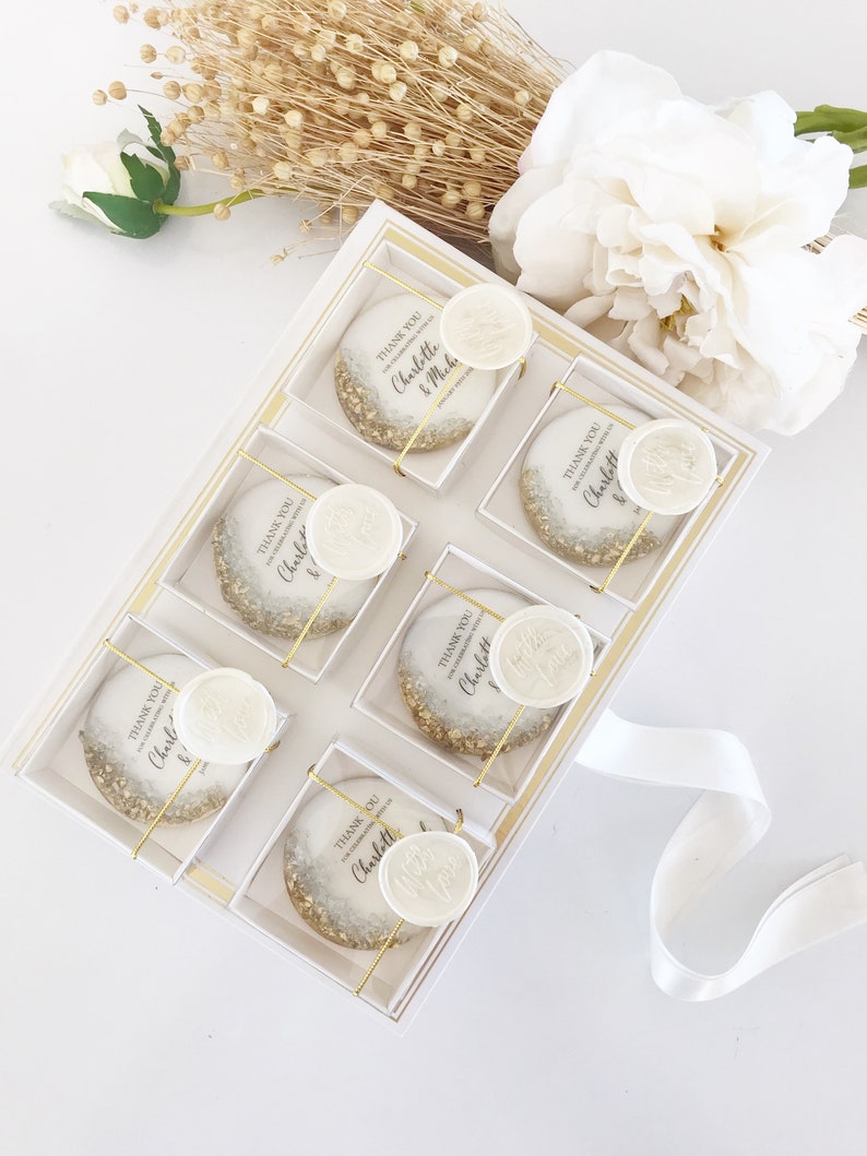 Luxury Custom Wedding Favors for Guest in Bulk, Wedding Save The Date Magnet, Wedding Party Favors, Wedding Invite Décor, Bridesmaid Gift image 6