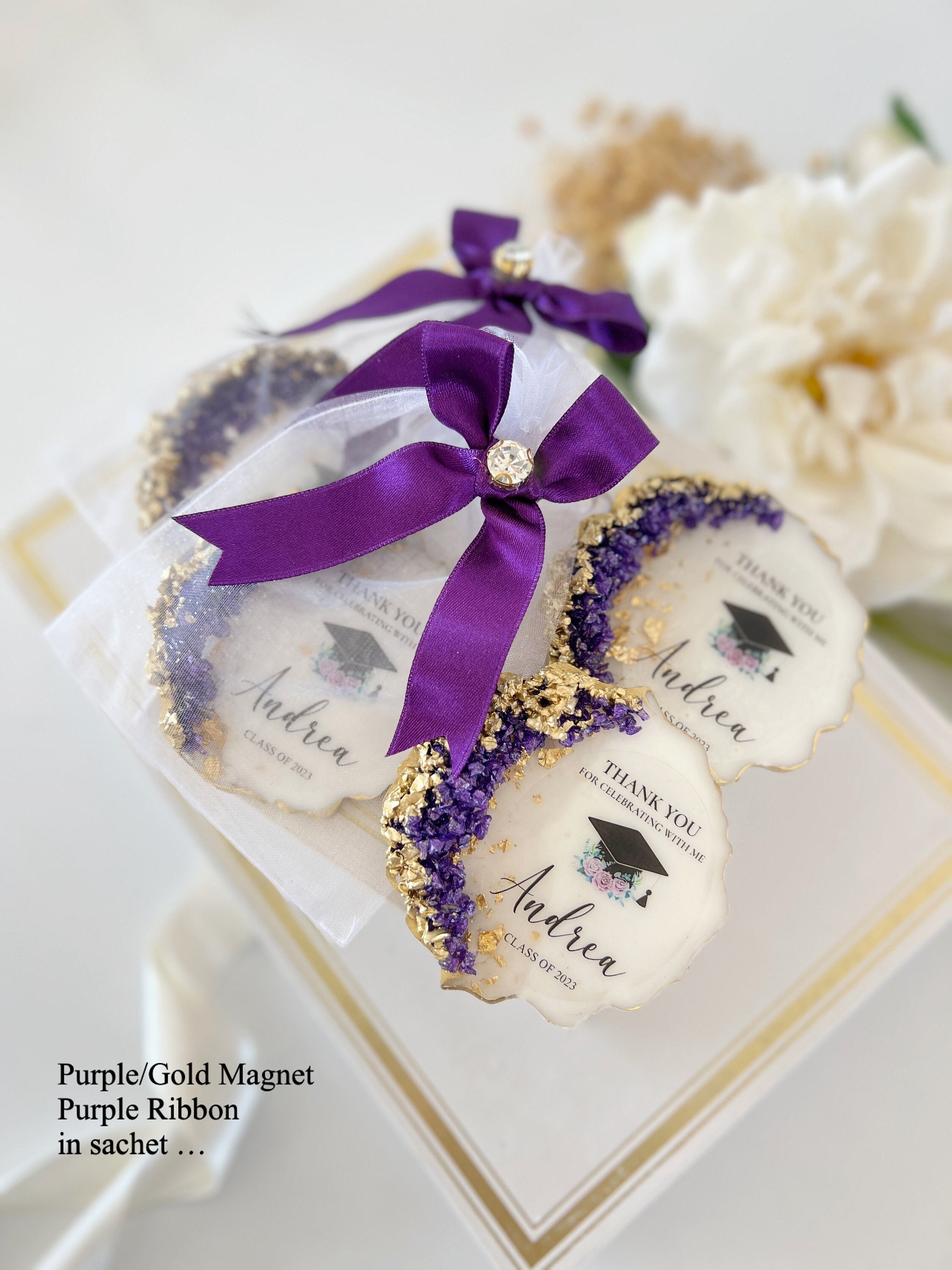 Graduation Party Favors For Guests, Graduation Gifts, Class Of 2025 Graduation Party, Magnet Favors, Graduation Decorations, Thank You Gift