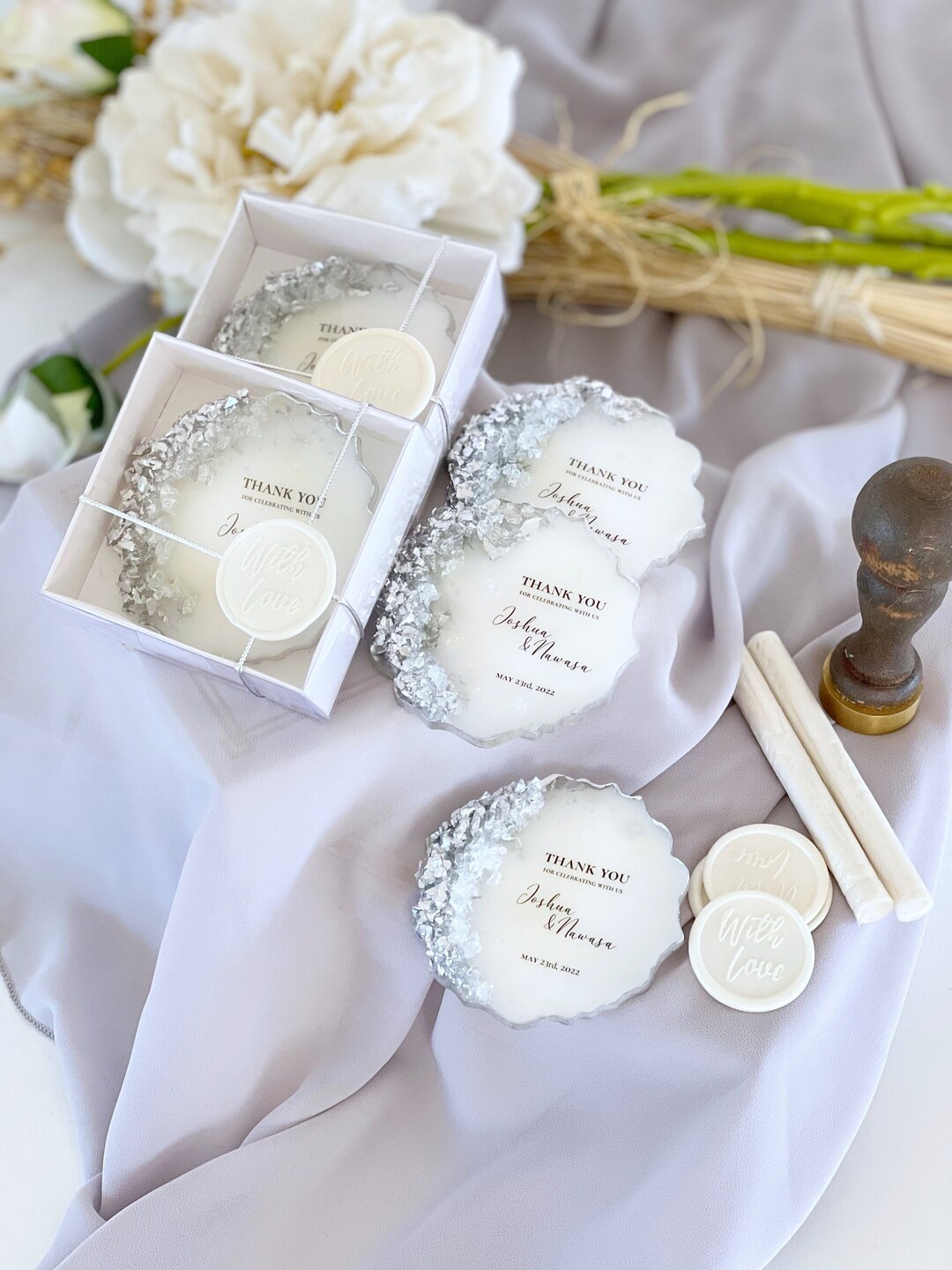 Silver Save the Date Magnet Wedding Favor Wedding Magnet - Etsy