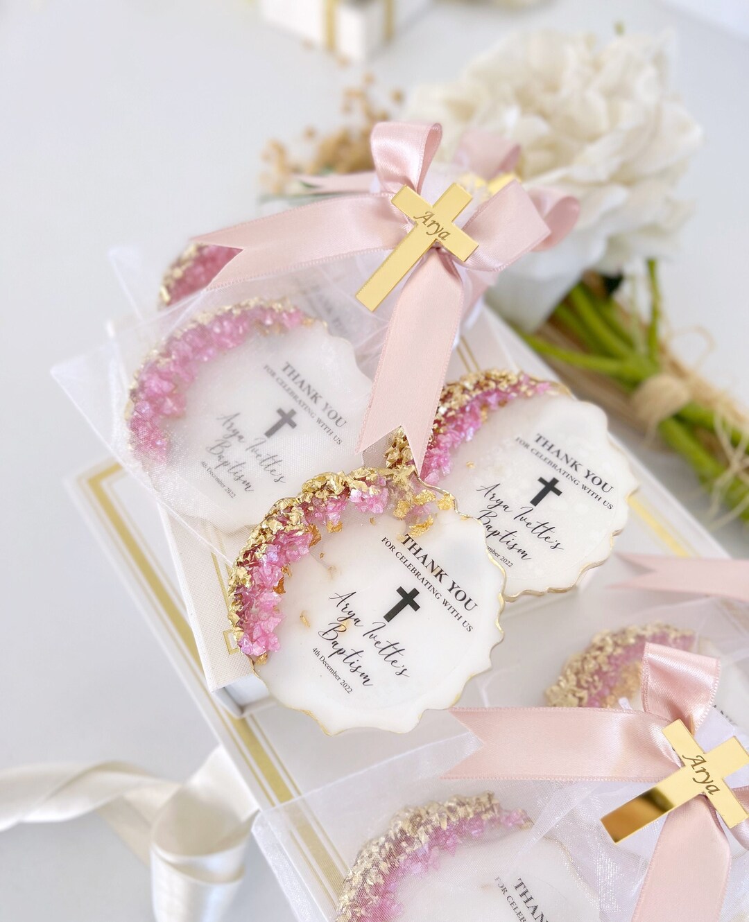 Unique Baptism Favors, Christening Favor, Mi Bautizo, Baptism
