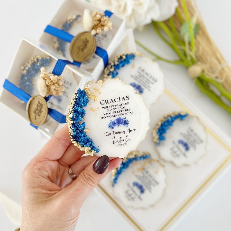 Pink Gold Custom Quinceanera Favors Personalized Gift Etsy