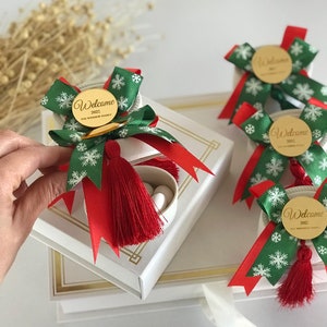 New Year Christmas Favors, Empty Christmas Candy Boxes, Personalized Christmas Gift Boxes, New Year Decorations Gifts, New Year Gift Ideas image 6