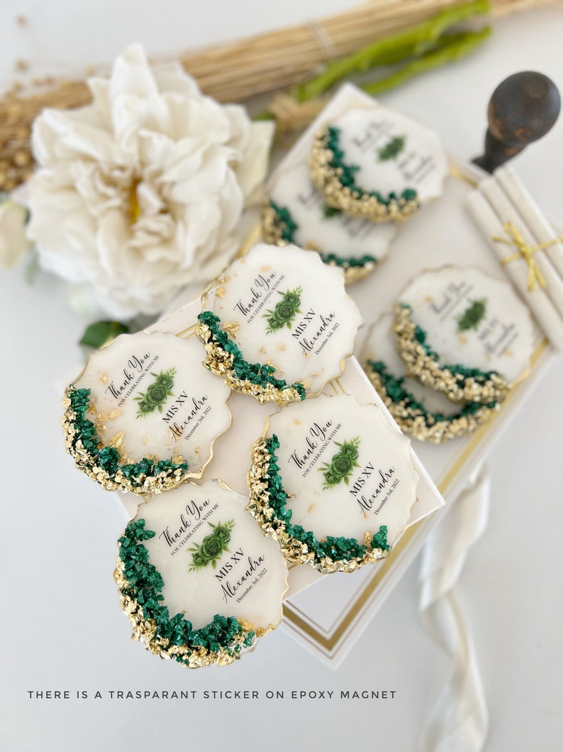 Pink Gold Custom Quinceanera Favors Personalized Gift Etsy