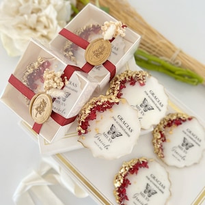 Personalized Butterfly Sweet 16 Magnet Favors: Epoxy Resin, Custom Colors