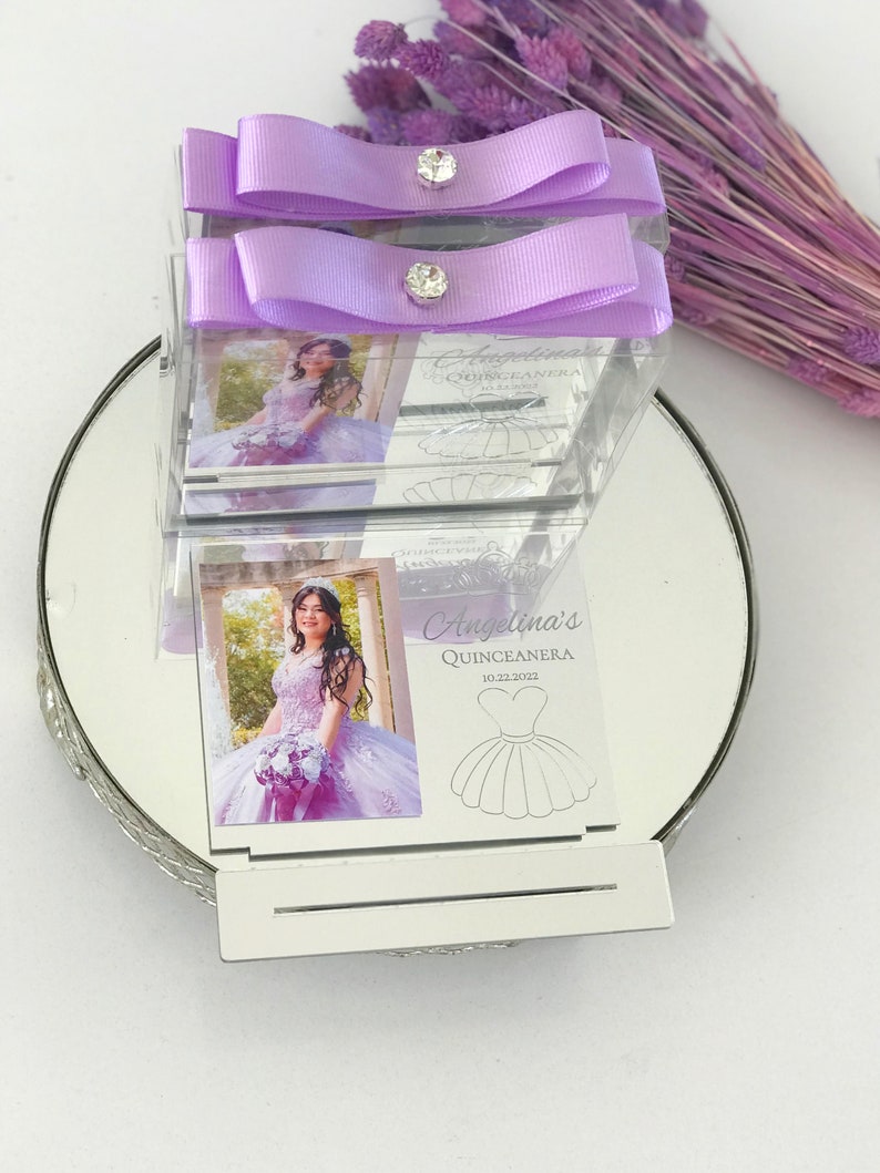 Custom Quinceanera Photo Frame Favor Quinceanera Favors Etsy