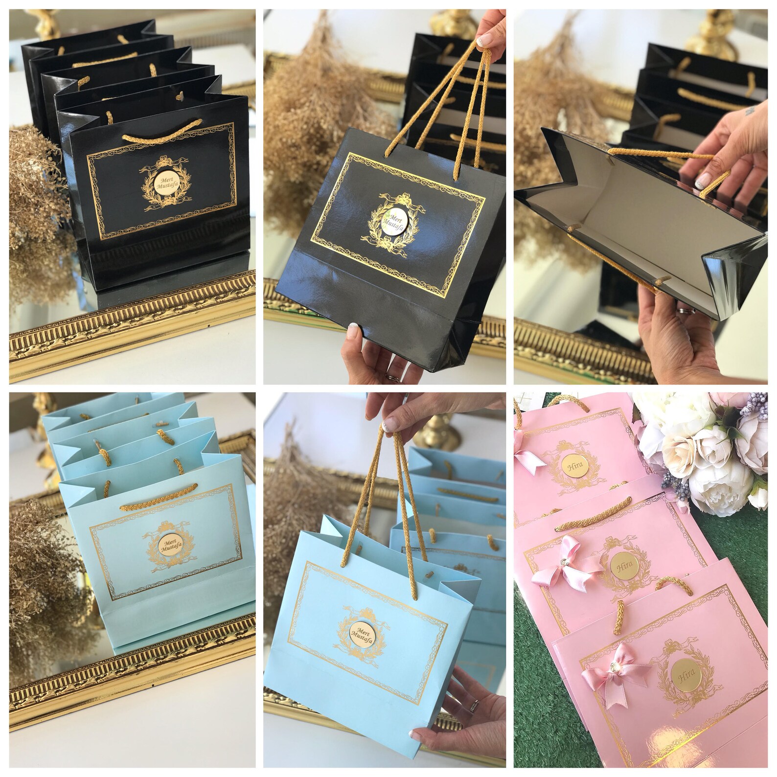 Personalized Luxury Wedding Gift Bags hotel Bags Etsy