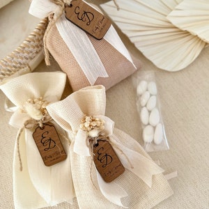 Borsa da matrimonio personalizzata, borsa regalo per damigelle d'onore, bustina regalo per matrimonio, borsa di benvenuto per matrimonio, borsa regalo, borsa per bomboniere, bomboniere per matrimonio