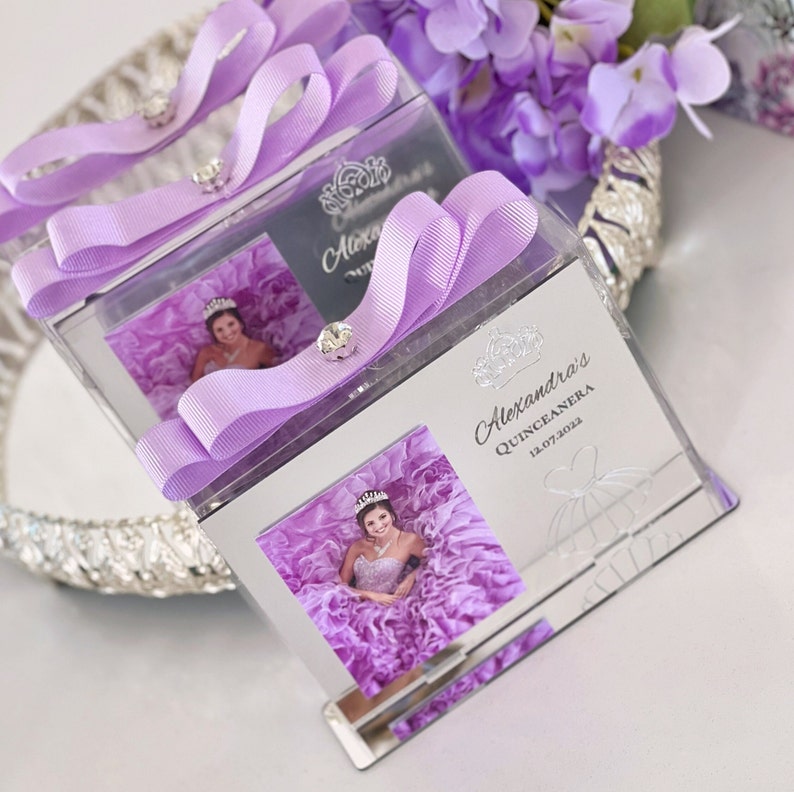 Custom Golden Quinceañera Photo Frame Personalized Gift Etsy