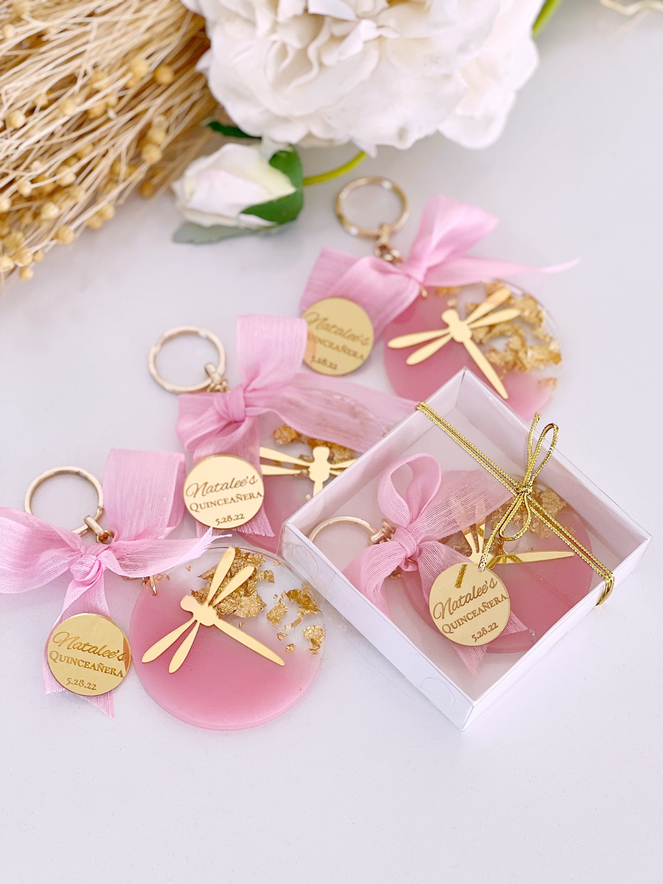 Butterfly keychain favors deals