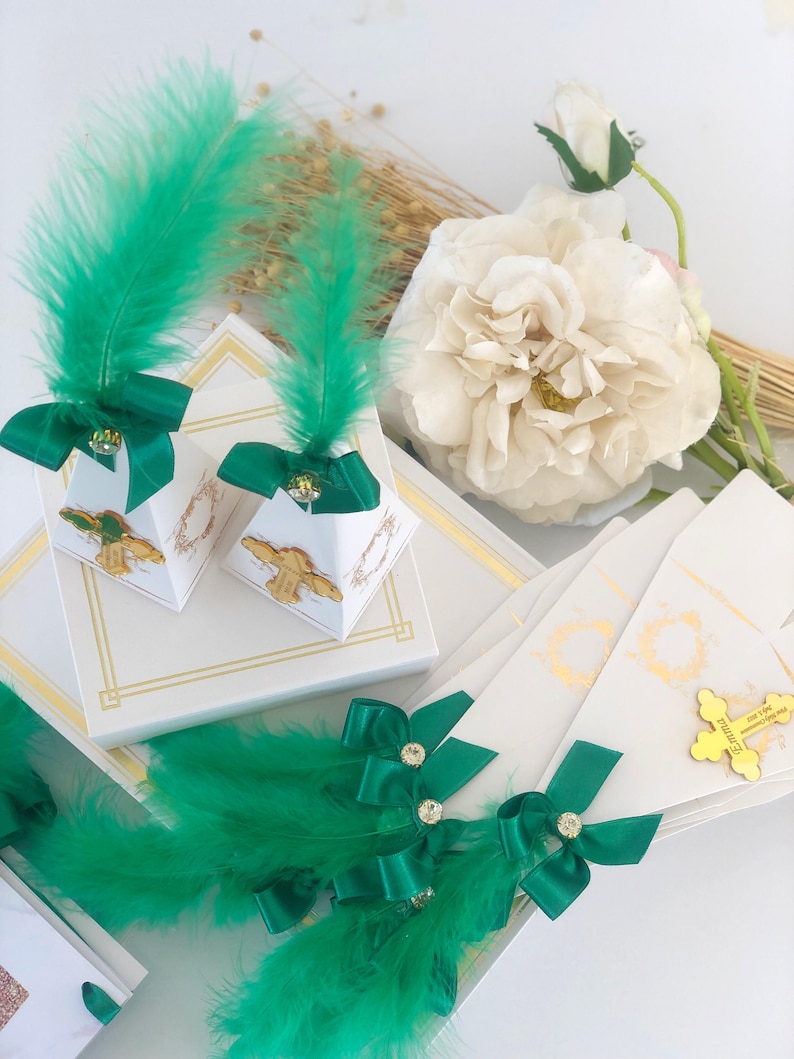 Elegant Baptism Favor Boxes Empty Gift Box for Baptism Etsy