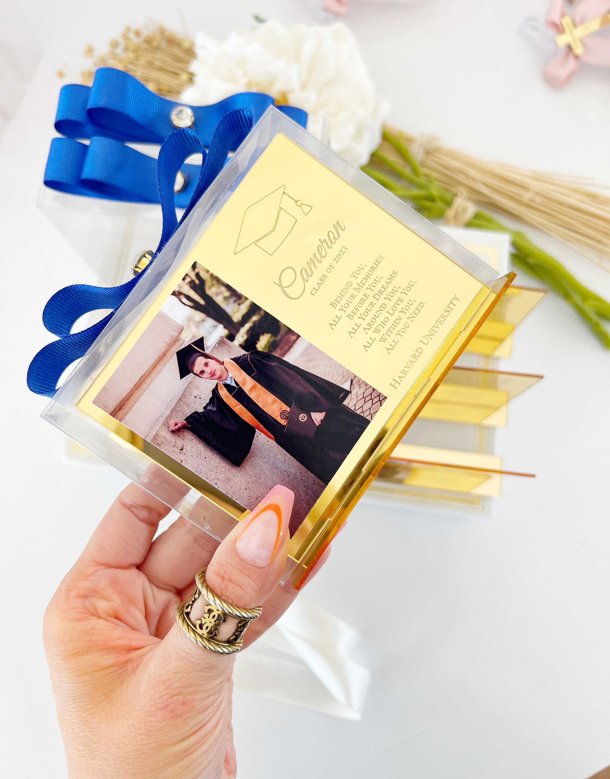 Graduation Party Favors, Class Of 2025, Graduation Photo Frame Favor, Graduation Gift, Personalized Gift, High School / College Graduation