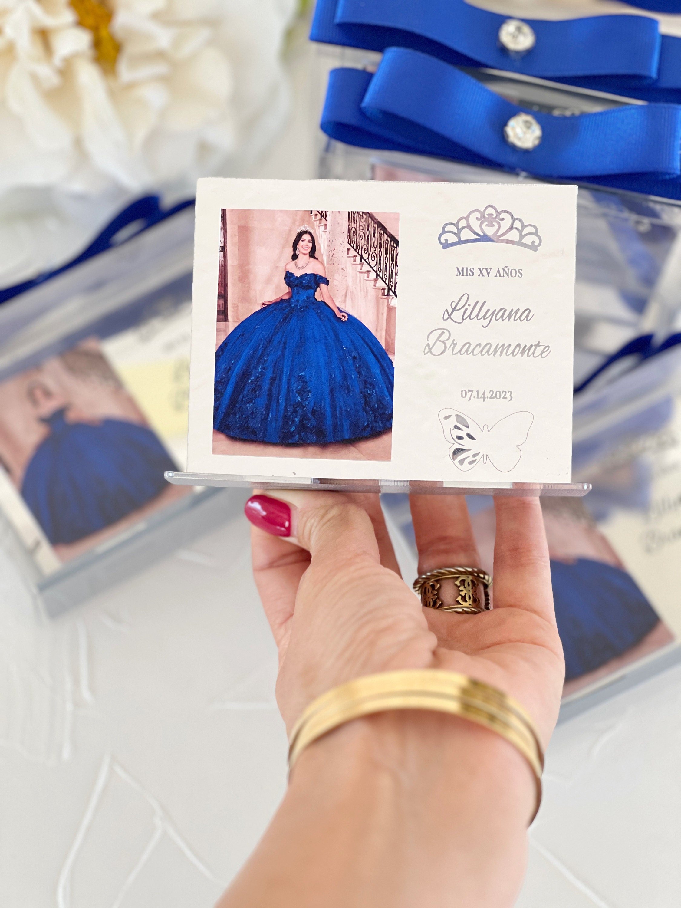 Butterfly Quinceanera Photo Frame, Quinceanera Favors For Guest, Sweet 16 Birthday Favors, Mis Quince Gift, Sweet 15  Birthday Party Gift