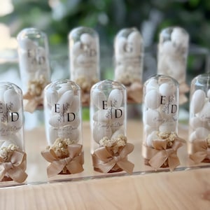Elegant Wedding Favor, Customized Almond Candy Wedding Favor For Guest in Bulk, Save The Date Gifts, Engagement Candy Favors
