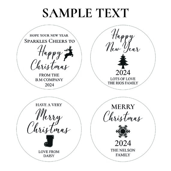 2024 Happy New Year Gifts, Coworker Christmas Gifts, Personalized Christmas  Favors, Christmas Ornaments, Christmas Magnets, Christmas Table 