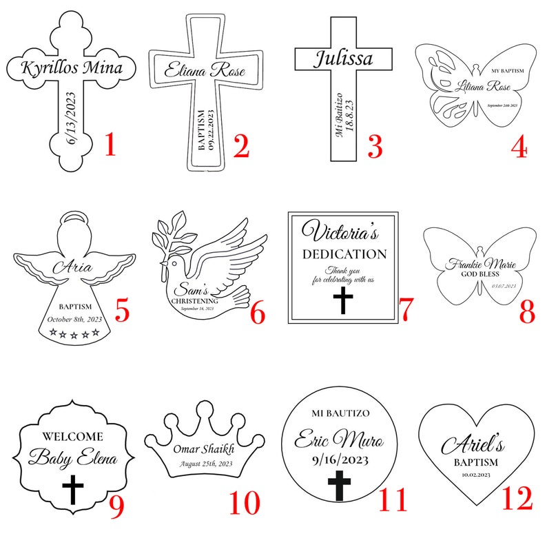 Personalized Paper Bag For Baptism Favors, Christening Favors Bag, Mi Bautizo, Party Bags, Party Favors, Baptism Decoration, Cross Favors image 3