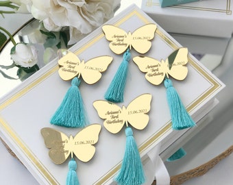 Butterfly Gold Magnet Favor, Welcome Baby Gift, Baby Shower Favors, Sweet 16 Favors, Baptism Favors, 1st Birthday Favors, Butterfly Magnet