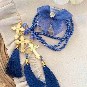 Baptism Rosary Favors, Personalized Baptism Rosary Gift, Christening Favors, Communion Favors, Personalized Baptism Gift Girl and Boy
