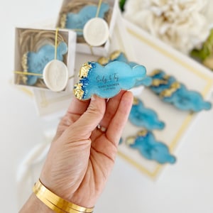Custom Baby Shower Magnet Favors, Baby Shower Thank You Favor, Cloud Party Favors, Baby Girl Welcoming Gift, Welcome Baby Favor, For Guest image 5