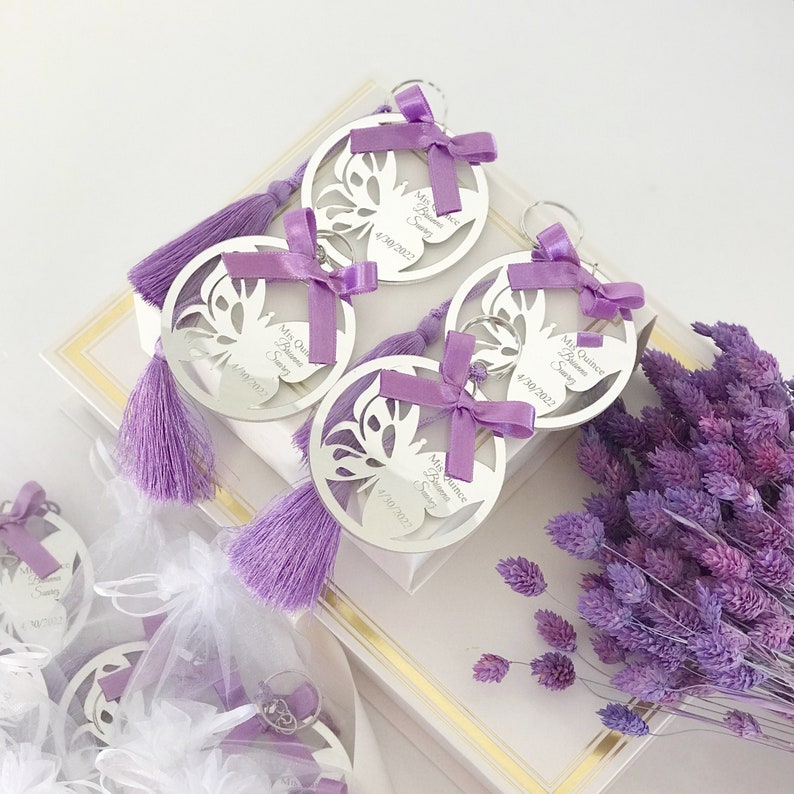 Sweet 16 Party Keychains Butterfly Party Favour Butterfly Etsy