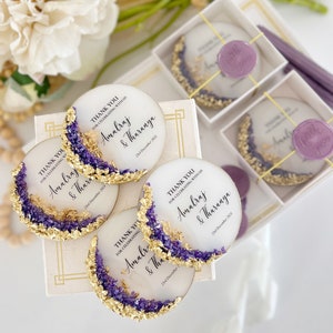 Luxury Custom Wedding Favors for Guest in Bulk, Wedding Save The Date Magnet, Wedding Party Favors, Wedding Invite Décor, Bridesmaid Gift image 2