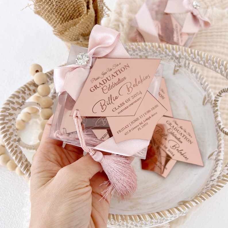 Graduation Party Favors For Adult, Graduation Party Favors 2024, Graduation Thank You Gift, Elegant Graduation Favors, Graduation Cap Magnet image 1