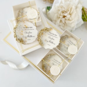 Luxury Custom Save the Date Magnet, Gold Wedding Personalized Gift ...