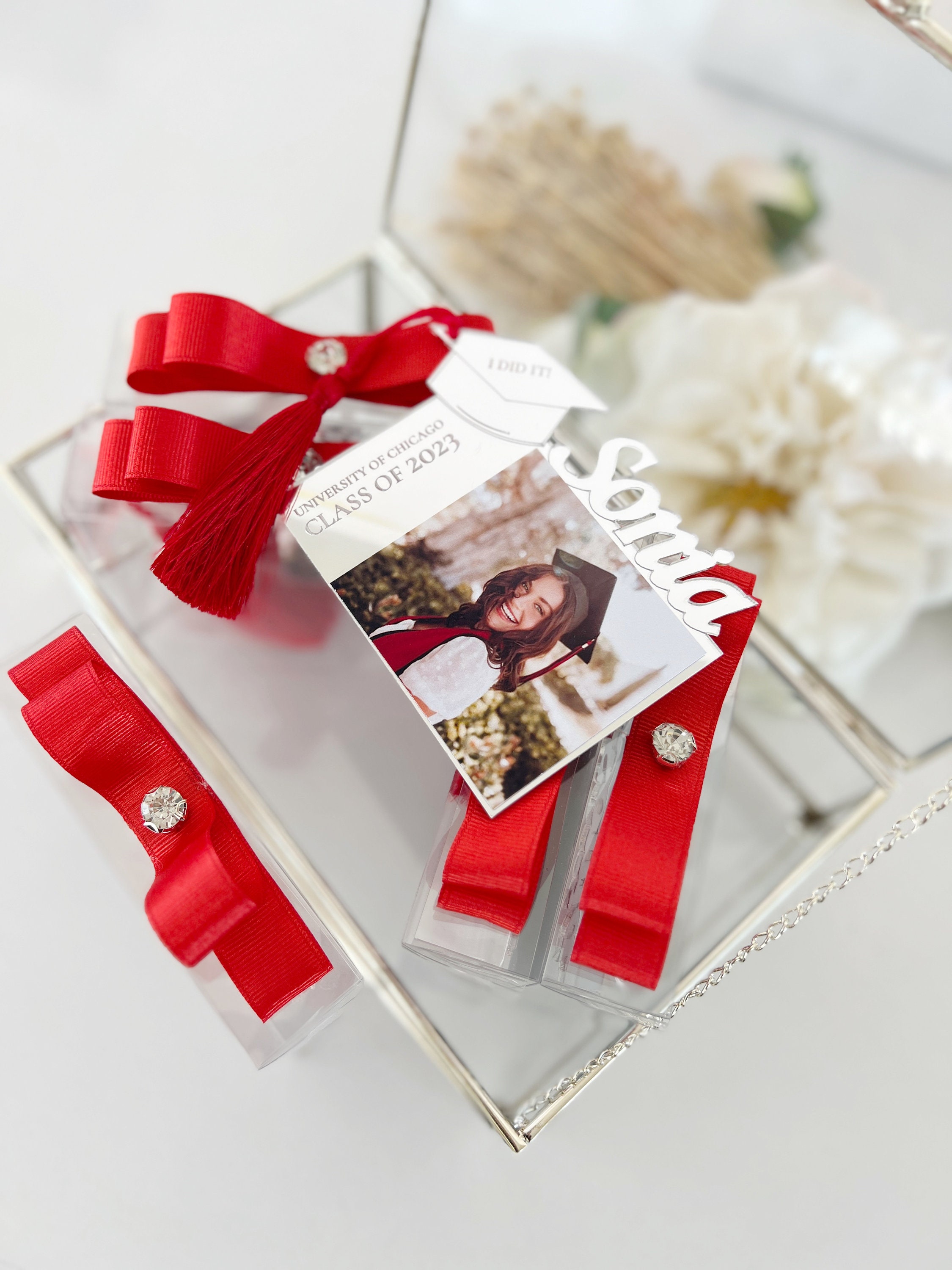 Graduation Photo Frame Magnet, Class of 2025, Personalized Gift, Graduation Cap, Graduation Decoration, High School College Graduation Gift