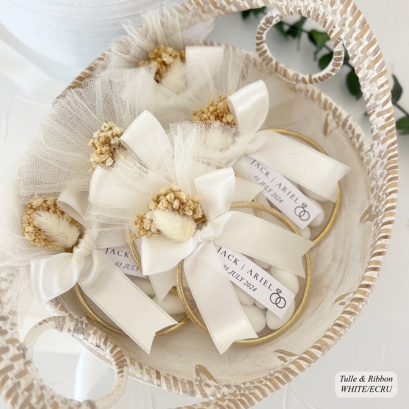 Hochzeits-Mandelbonbons für Gäste, Verlobungsgeschenke, Hochzeitsbonbons, personalisiertes Geschenk, einzigartige Hochzeitsgeschenke